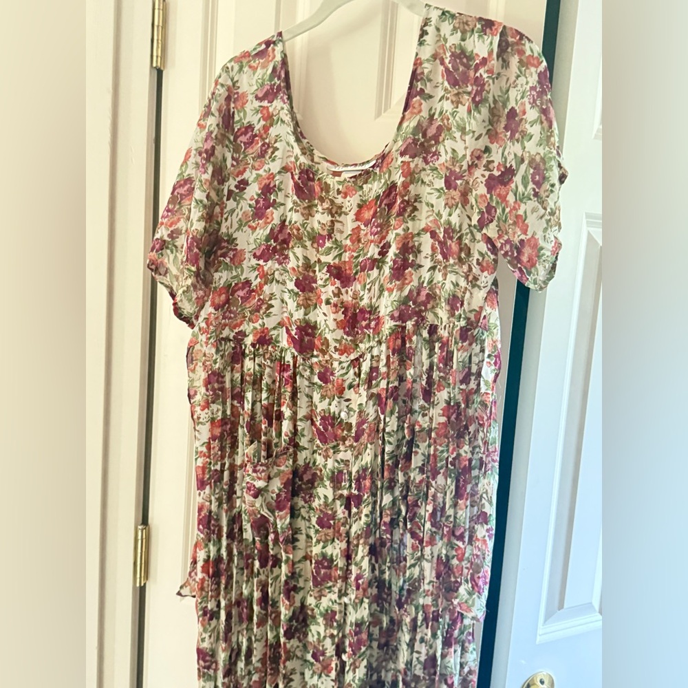 Floral Print Vintage Dress